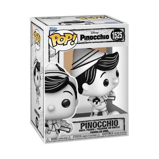 DISNEY: PINOCCHIO - POP FUNKO VINYL FIGURE 1525 PINOCCHIO (SKETCHED) 9CM