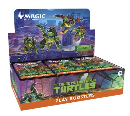 BOX PLAY BOOSTER - TEENAGE MUTANT NINJA TURTLES (30 BUSTE) - ITA