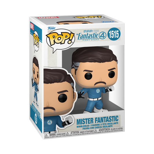 MARVEL: THE FANTASTIC FOUR: FIRST STEPS - POP FUNKO VINYL FIGURE 1515 MR. FANTASTIC 9CM
