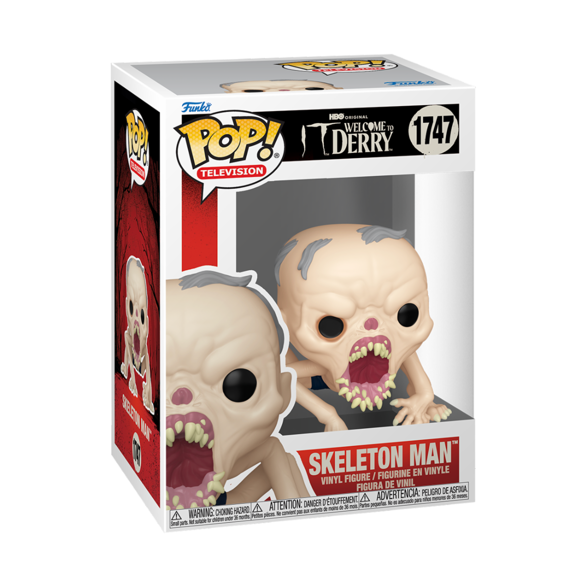 IT: WELCOME TO DERRY - POP FUNKO VINYL FIGURE 1747 SKELETON MAN 9CM