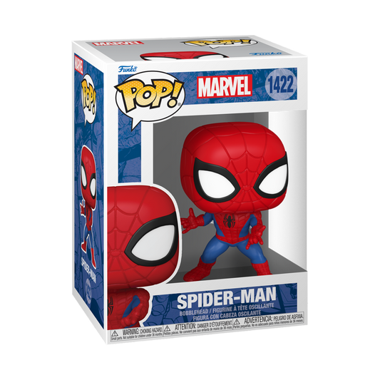MARVEL: NEW CLASSIC - POP FUNKO VINYL FIGURE 1422 SPIDER-MAN 9CM