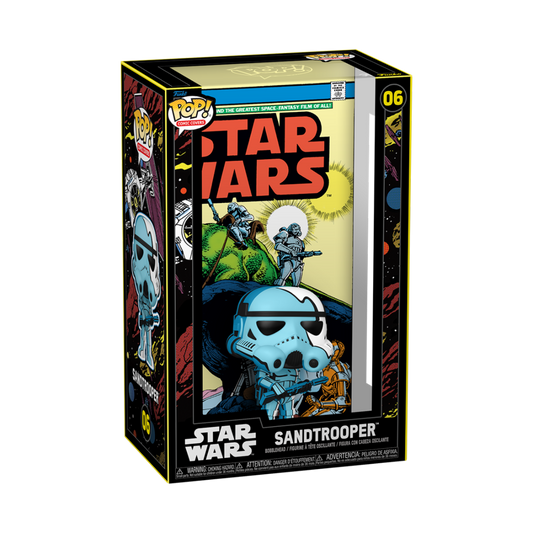 STAR WARS - POP FUNKO COMIC COVERS VINYL FIGURE 06 SANDTROOPER (1977) #31 9CM