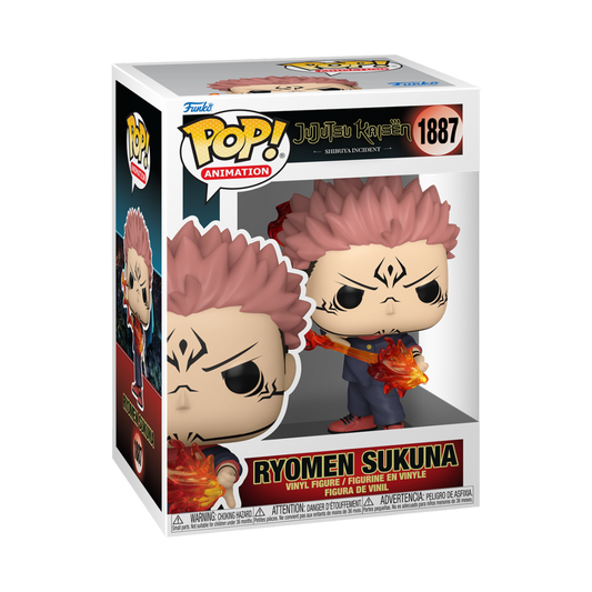 JUJUTSU KAISEN - POP FUNKO VINYL FIGURE 1887 SUKUNA (FIRE ARROW) 9CM