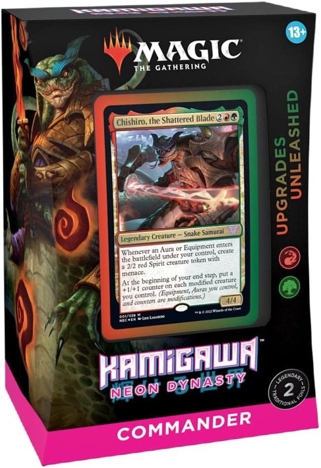 Magic The Gathering TCG MTG Kamigawa: Neon Dynasty Commander Deck EN, Upgrades Unleashed