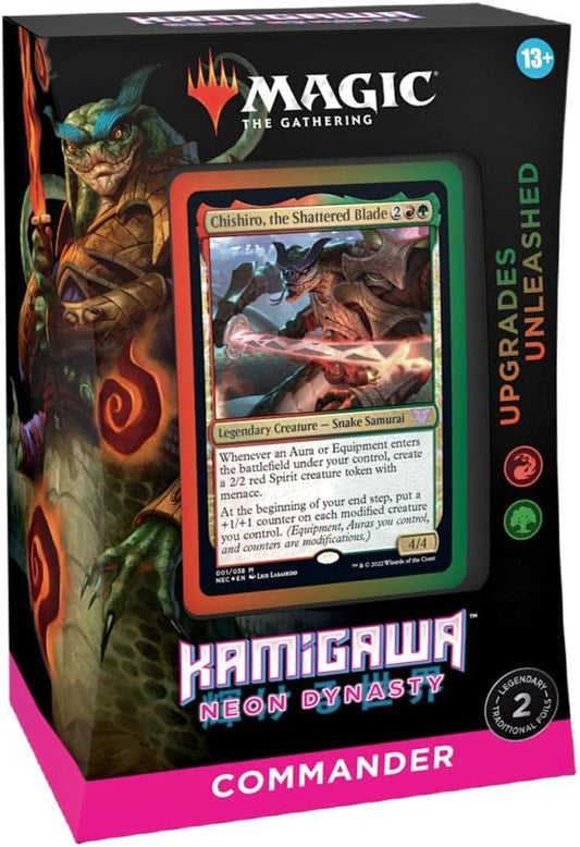 Magic The Gathering TCG MTG Kamigawa: Neon Dynasty Commander Deck EN, Upgrades Unleashed