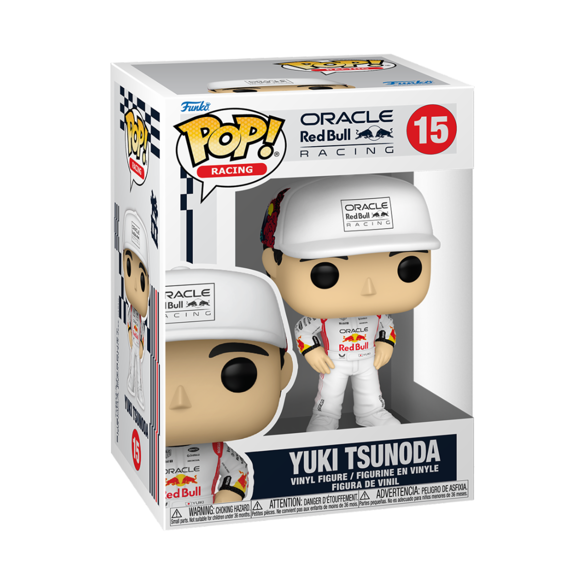 RACING - POP FUNKO VINYL FIGURE 15 YUKI TSUNODA WITH HAT 9CM