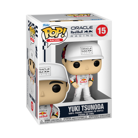 RACING - POP FUNKO VINYL FIGURE 15 YUKI TSUNODA WITH HAT 9CM